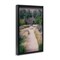 Stupell Industries Rounded Garden Path Bench Floating Frame By Deborah Revell